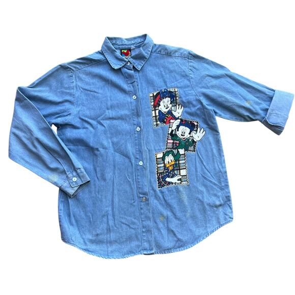 Disney Mickey Unlimited Mickey Minnie and Donald Button-up Kids Sz 16 As-is - Picture 2 of 7